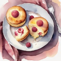 Gunma-chan Custard Cake