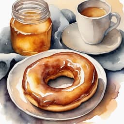 Tokyo Glazed Doughnuts - W Salt Caramel Doughnuts