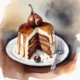 Ginza Mont Blanc Cake