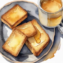 Honey Butter Castella Rusks