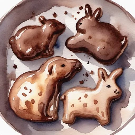 銀座コージーコーナー 小犬と小ねこのチョコレート