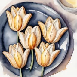 Tulip Flower Sablé