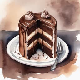 Mikado Coffee Mocha Chocolate Cake