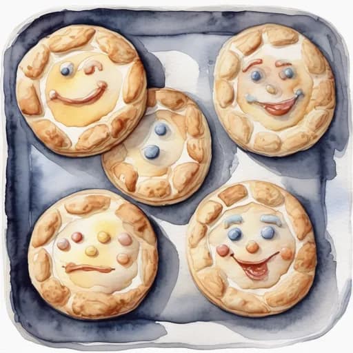 みちまるくんプリントクッキー