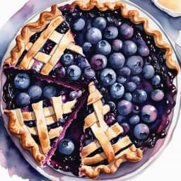 Asanoya Blueberry Pie