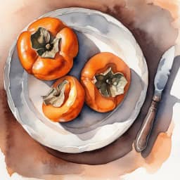 Persimmon Sablé