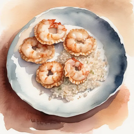 Sakusaku Nikki Shrimp (Sengoku Warlord Daruma)