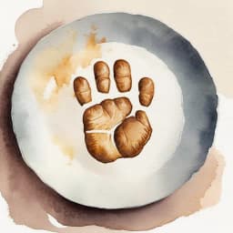 Gorilla Handprint Senbei