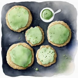 Biju Uji Matcha Polvorones