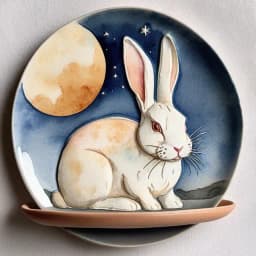 Kasho Seikanin Kangetsu Usagi (Moon Viewing Rabbit)