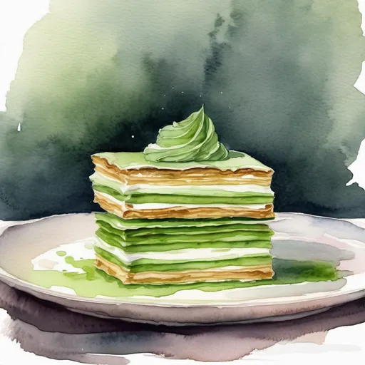 お抹茶ミルフィーユ おもてなし