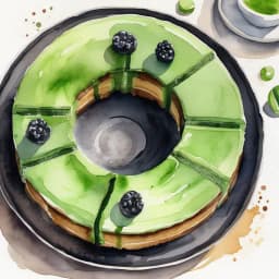 Kyoto Veneto Kyoto Uji Matcha Kuromitsu Baumkuchen