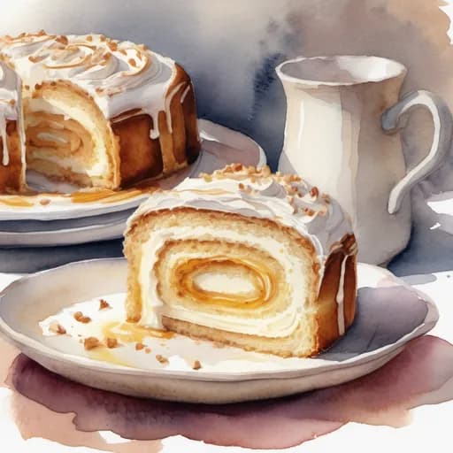 Conditrie Kobe Kobe Apple Tea Roll Cake