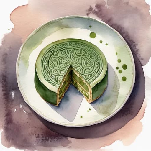 玉湯茶乃蔵 お抹茶ムーンケーキ