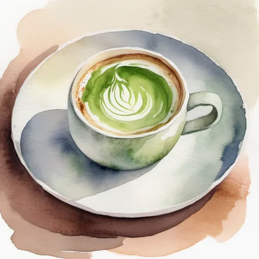 桃翆園 抹茶カプチーノ