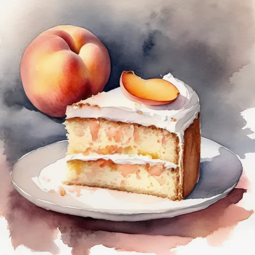 岡山白桃ケーキ