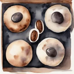 Black Bean Kibi Dango (with Chestnut)