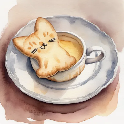 ねこカップ ぶらさがりネコクッキー