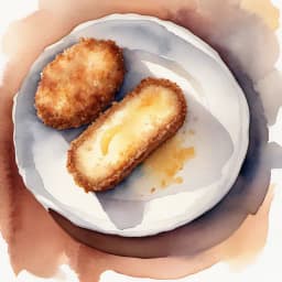 酷似可乐饼的生芝士蛋糕