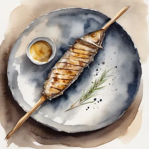 鮎の塩焼き