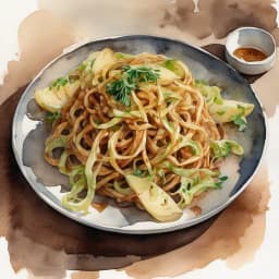 Yakisoba with Potatoes