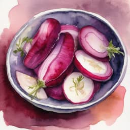 Red Turnip Pickles (Akakabu no Tsukemono)