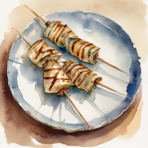 マンボウの串焼き