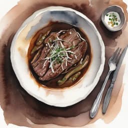 Beef Chirimen with Kobe Beef