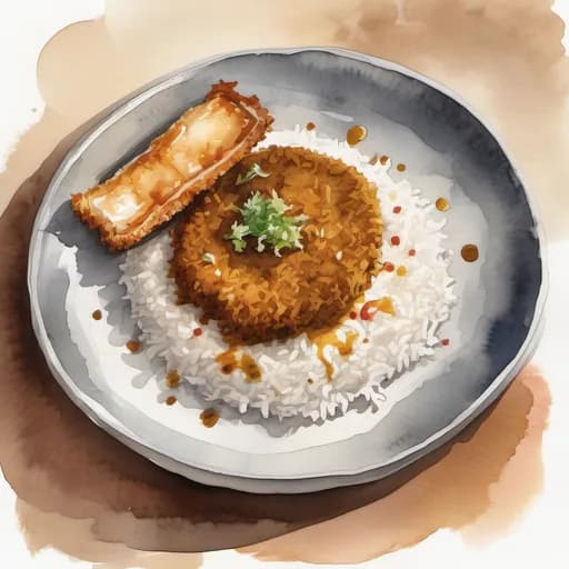 あごカツカレー