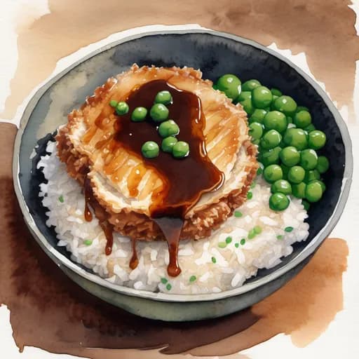 デミカツ丼