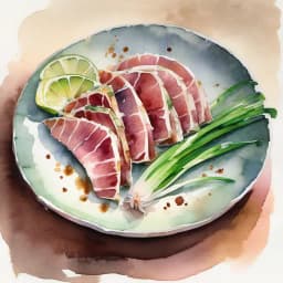 Seared Bonito (Katsuo no Tataki)