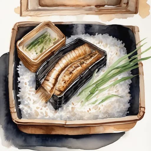 うなぎのせいろ蒸し(大川)