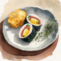 Pork and Egg Rice Ball
