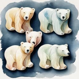 Maruyama Zoo Polar Bear Dry Confectionery (Higashi)