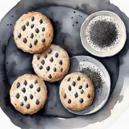 Inorun Black Sesame Rice Flour Cookies