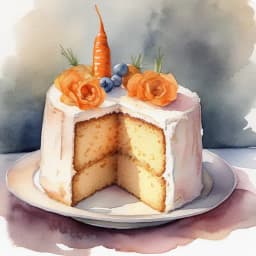 Fukaura Yuki Ninjin Chiffon Cake