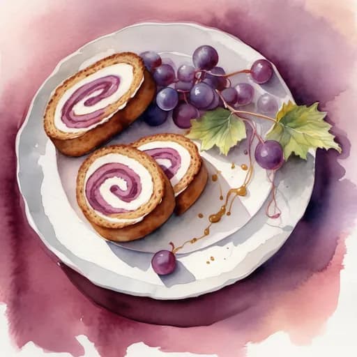 岩手山ぶどうロールケーキ