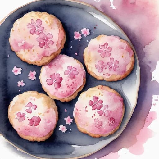 もろこしクッキー桜ほろほろ