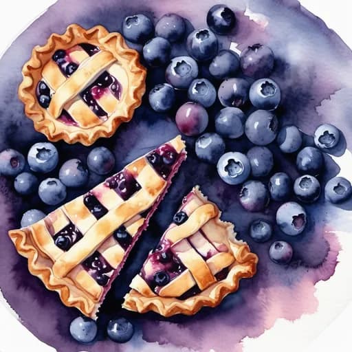 Asanoya Blueberry Pie