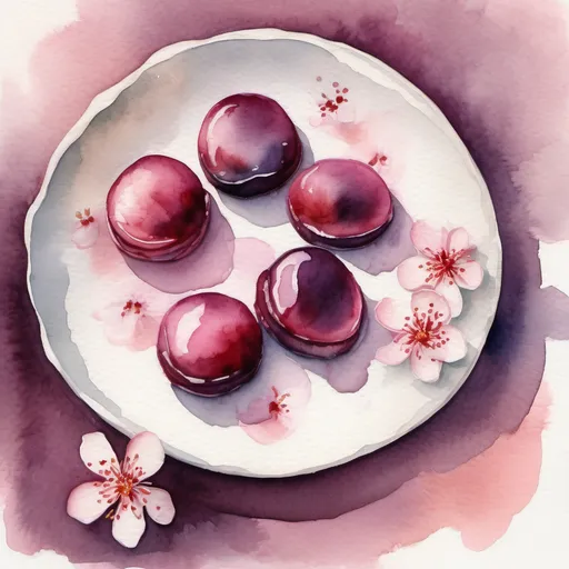 Wagashi Nanohana - Soga no Ume (Plum of Soga)