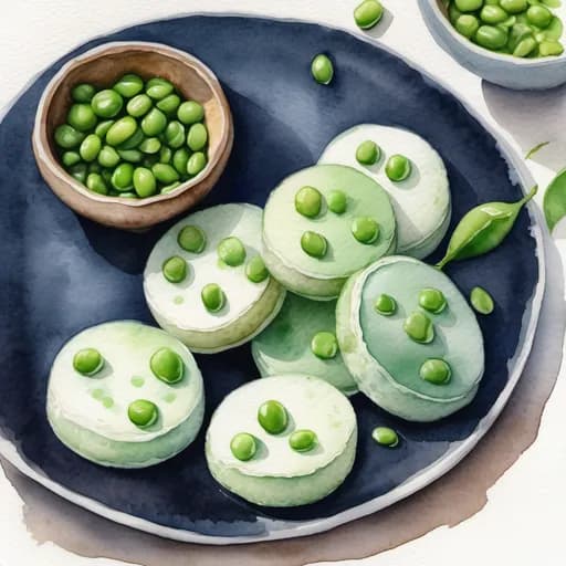 기후 특산 에다마메(풋콩) 모찌
